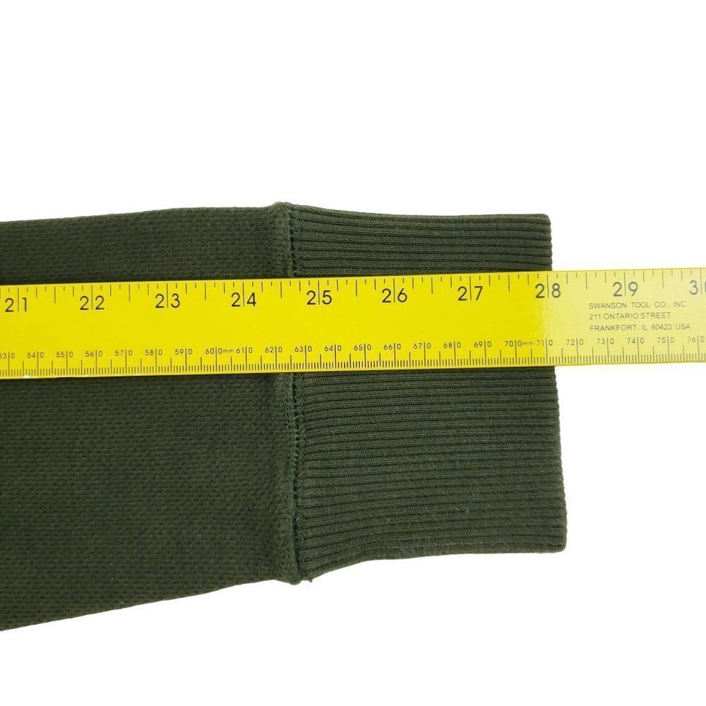 Abercrombie & Fitch Long Sleeve Knit Pullover Men's Green Sweater Size Large - Picture 9 of 9